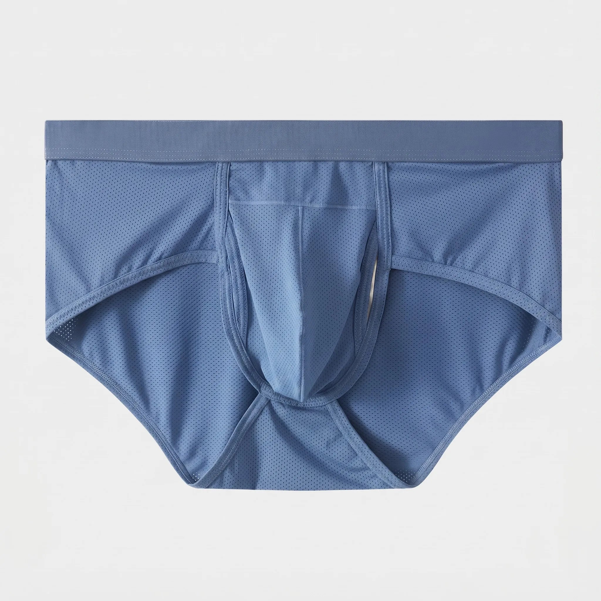 Ice Silk Open-Side Dual Pouch Briefs - 3 Pack