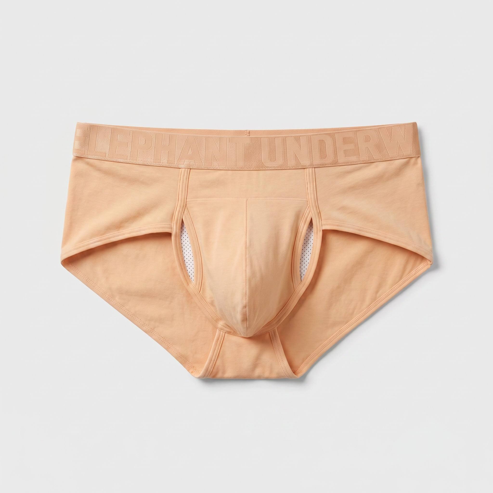 Modal-Cotton Open-Side Dual Pouch Briefs - 3 Pack