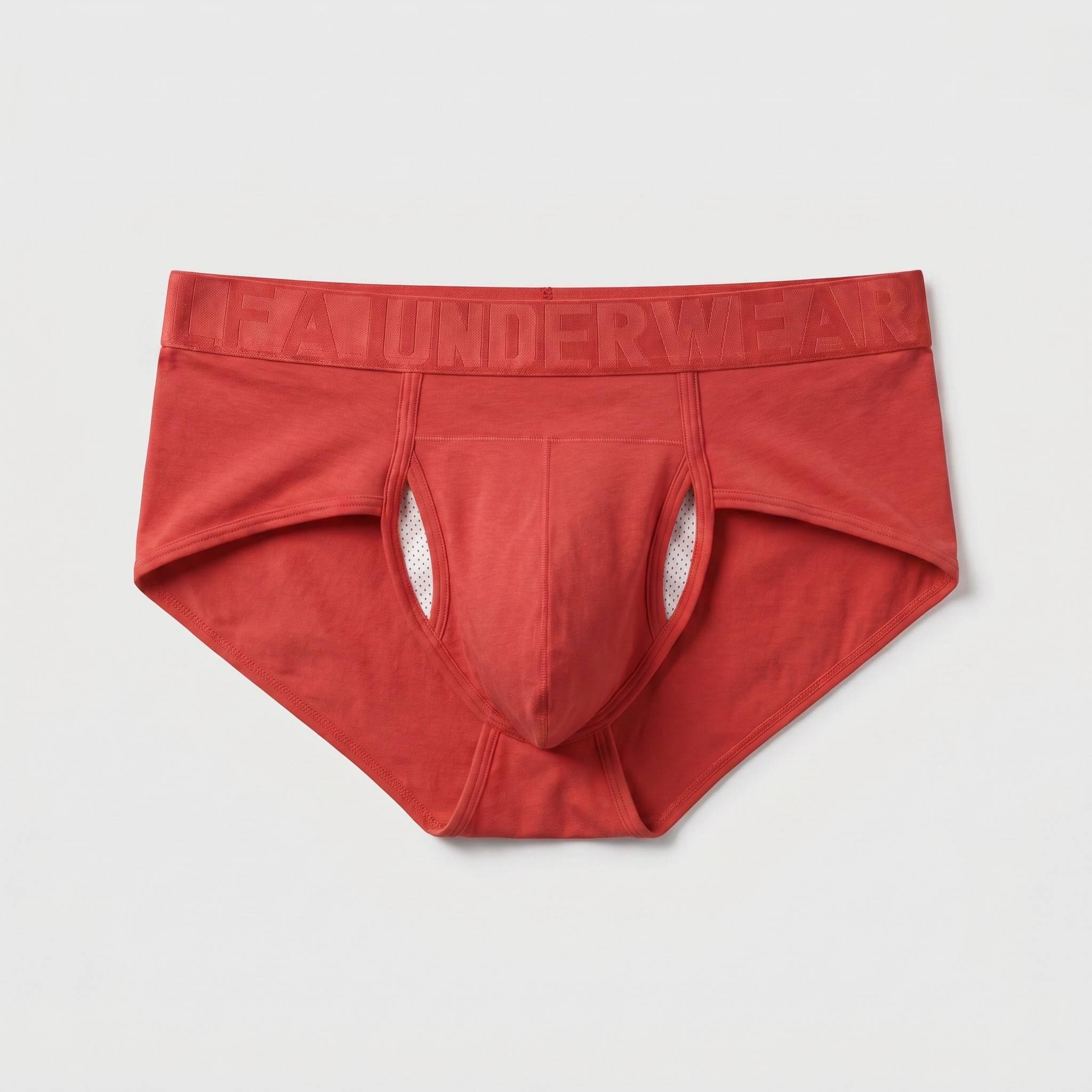 Modal-Cotton Open-Side Dual Pouch Briefs - 3 Pack