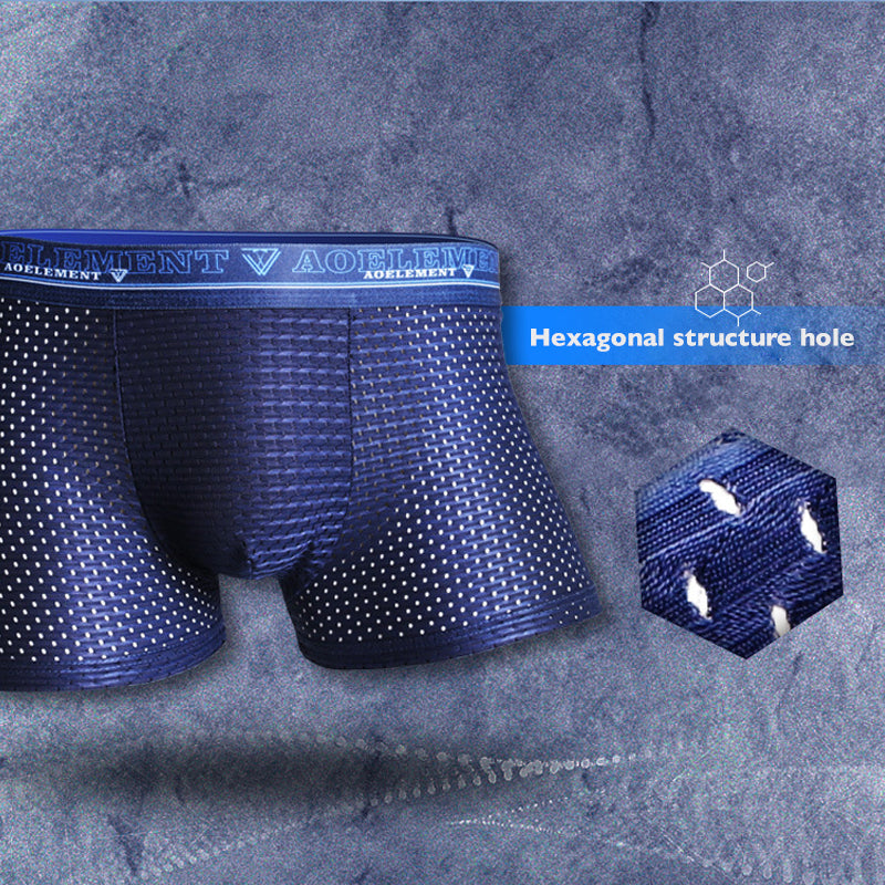 I-Ice Silk Breathable Trunks-3 Pack