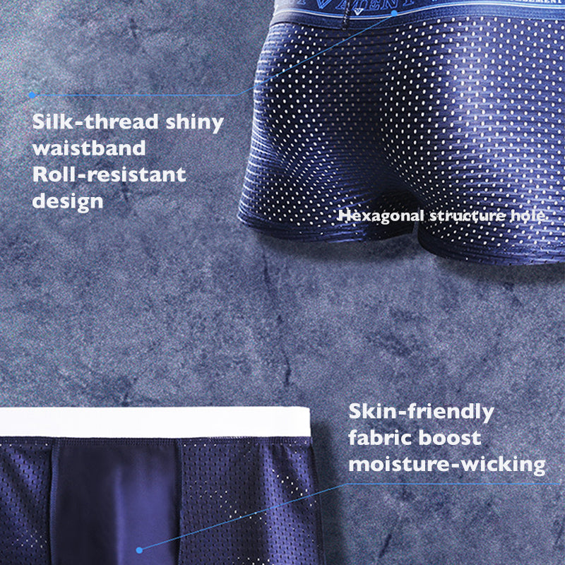I-Ice Silk Breathable Trunks-3 Pack