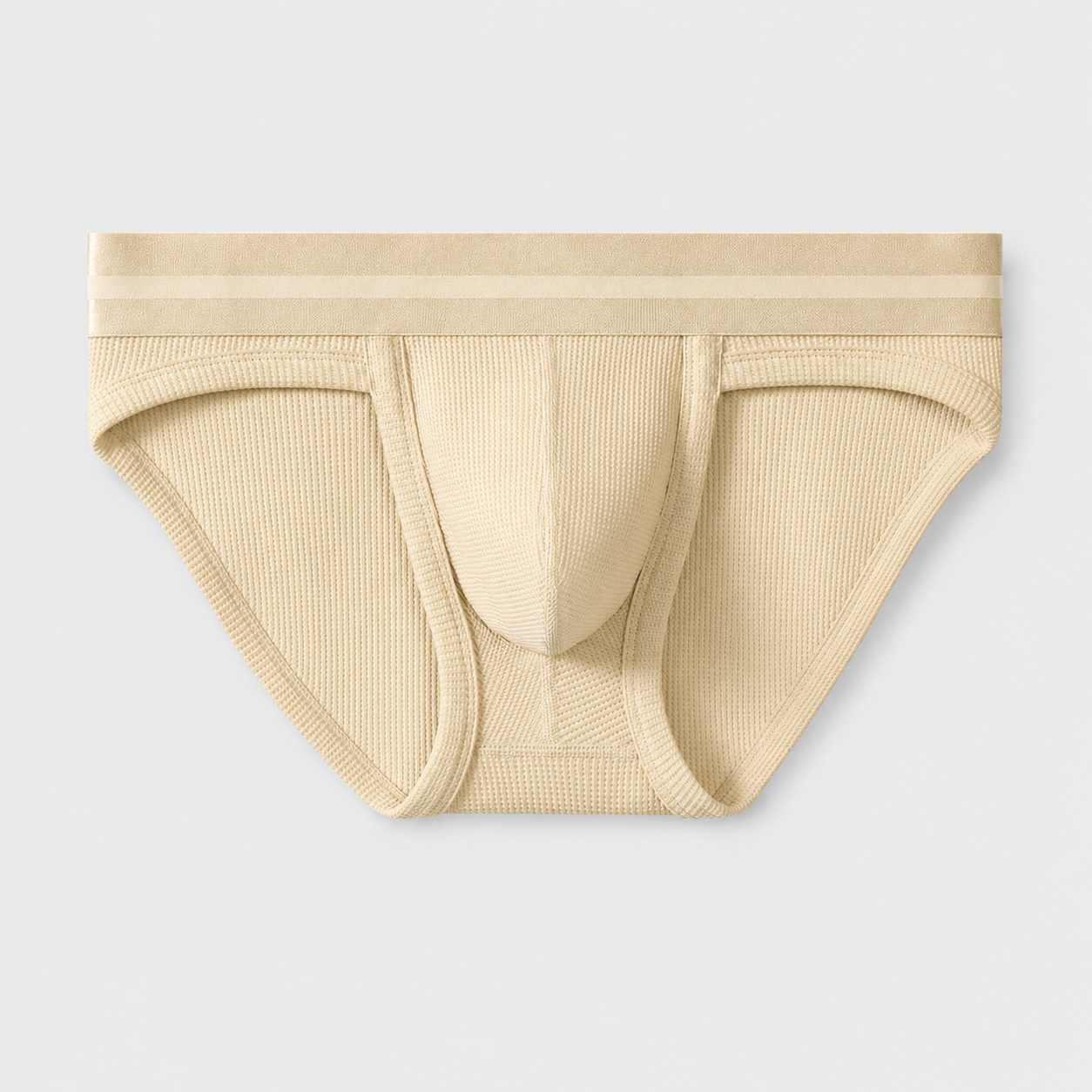 Elephant Nose Dual Pouch Briefs With Waffle Fabric – 3 Pack