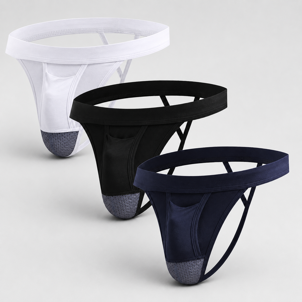 Kangaroo Dual Pouch Thong-3 Pack