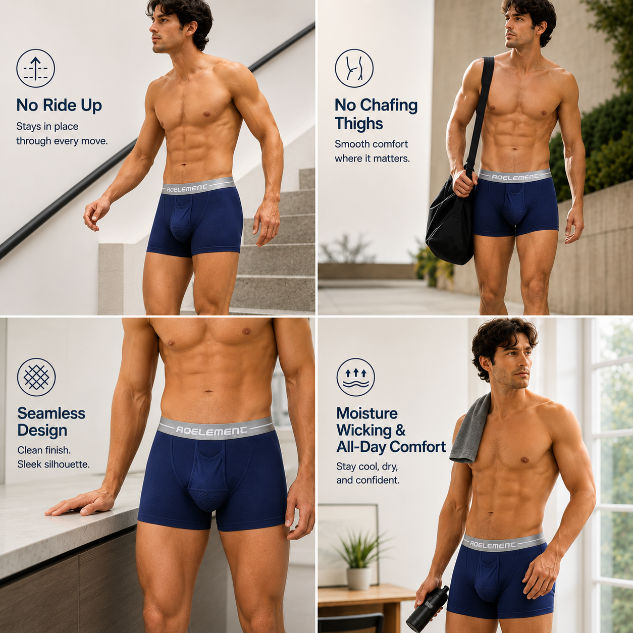 Kangaroo Pouch Trunks-3 Pack