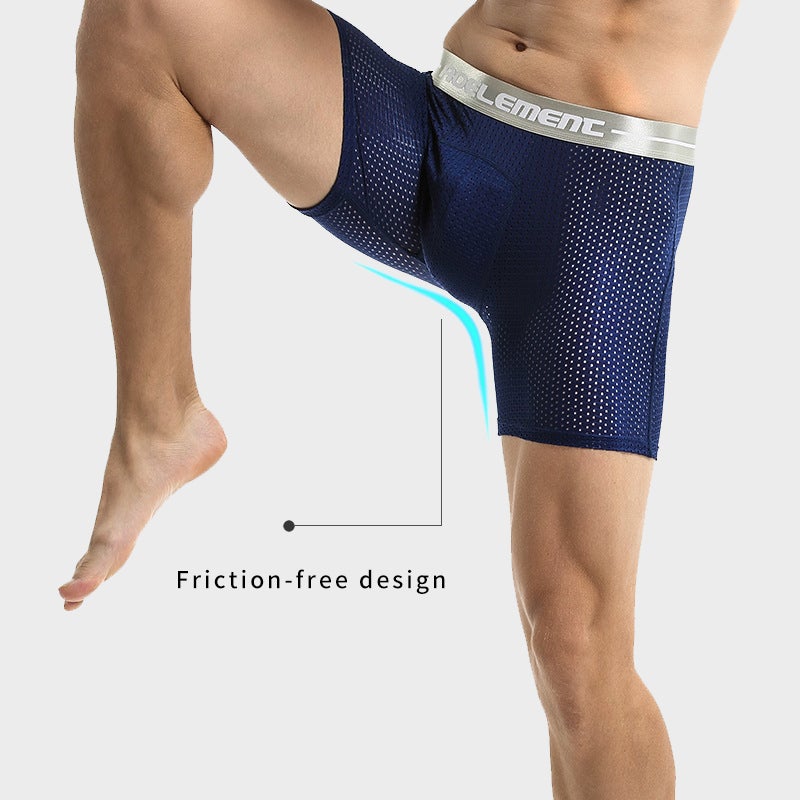 Elephant Breathable Boxer kafushane With U Convex Pouch-3 Pack