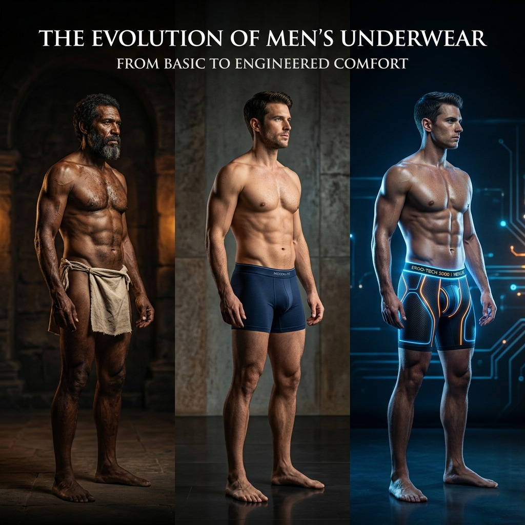 The Evolution of Men's Underwear: From Basic Briefs to Ergonomic 3D Pouches