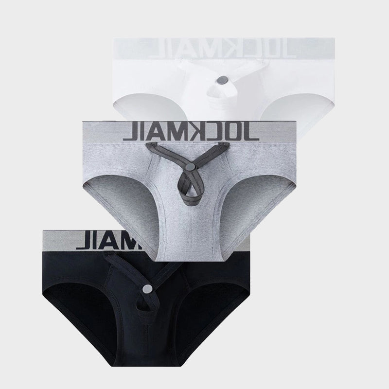 Elephant Underwear Bulge Enhancing Brief for Men – 3 Pack - for all-day anatomical support and comfort