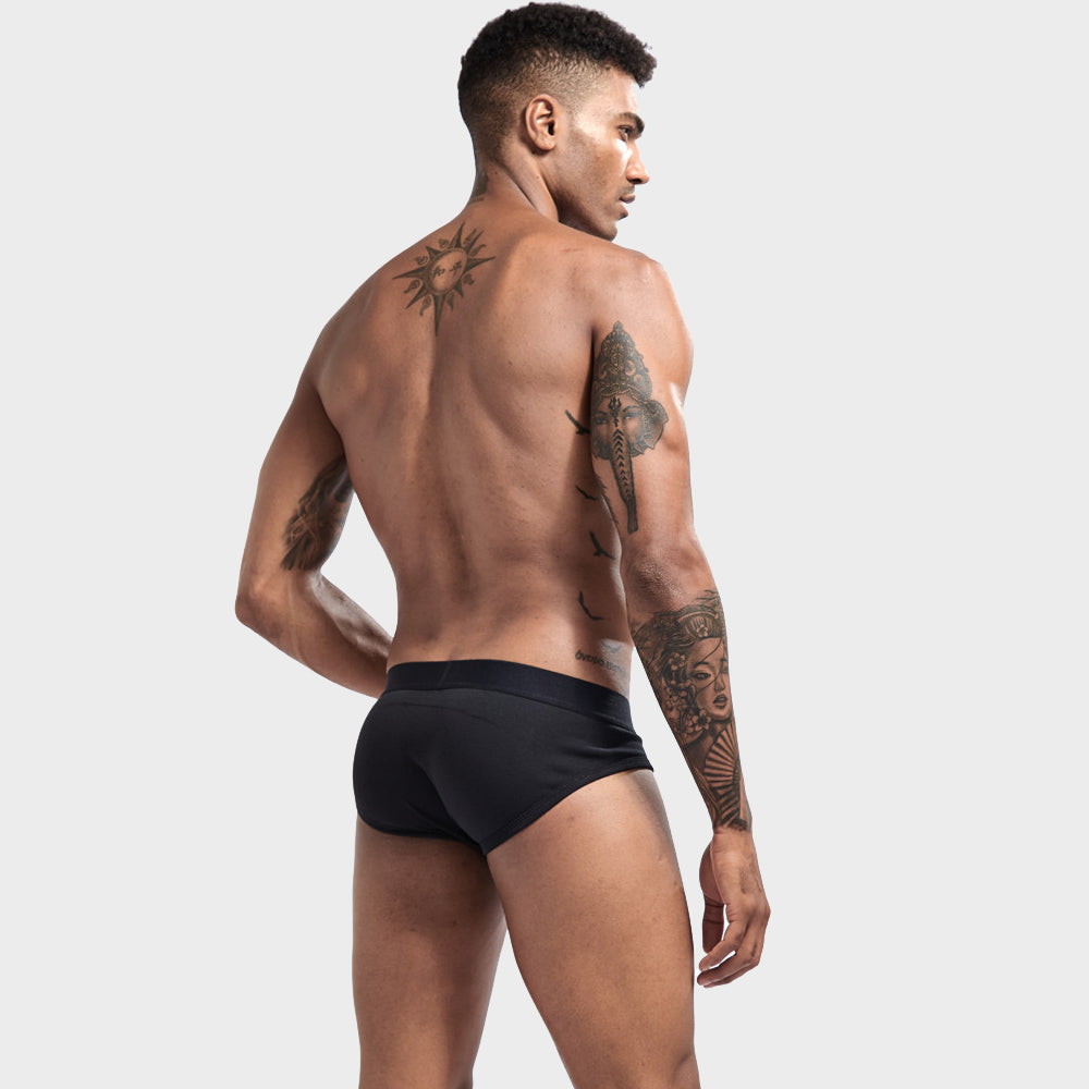 Elephant Underwear Bulge Enhancing Brief for Men – 3 Pack - featuring dual pouch design to prevent skin-on-skin friction