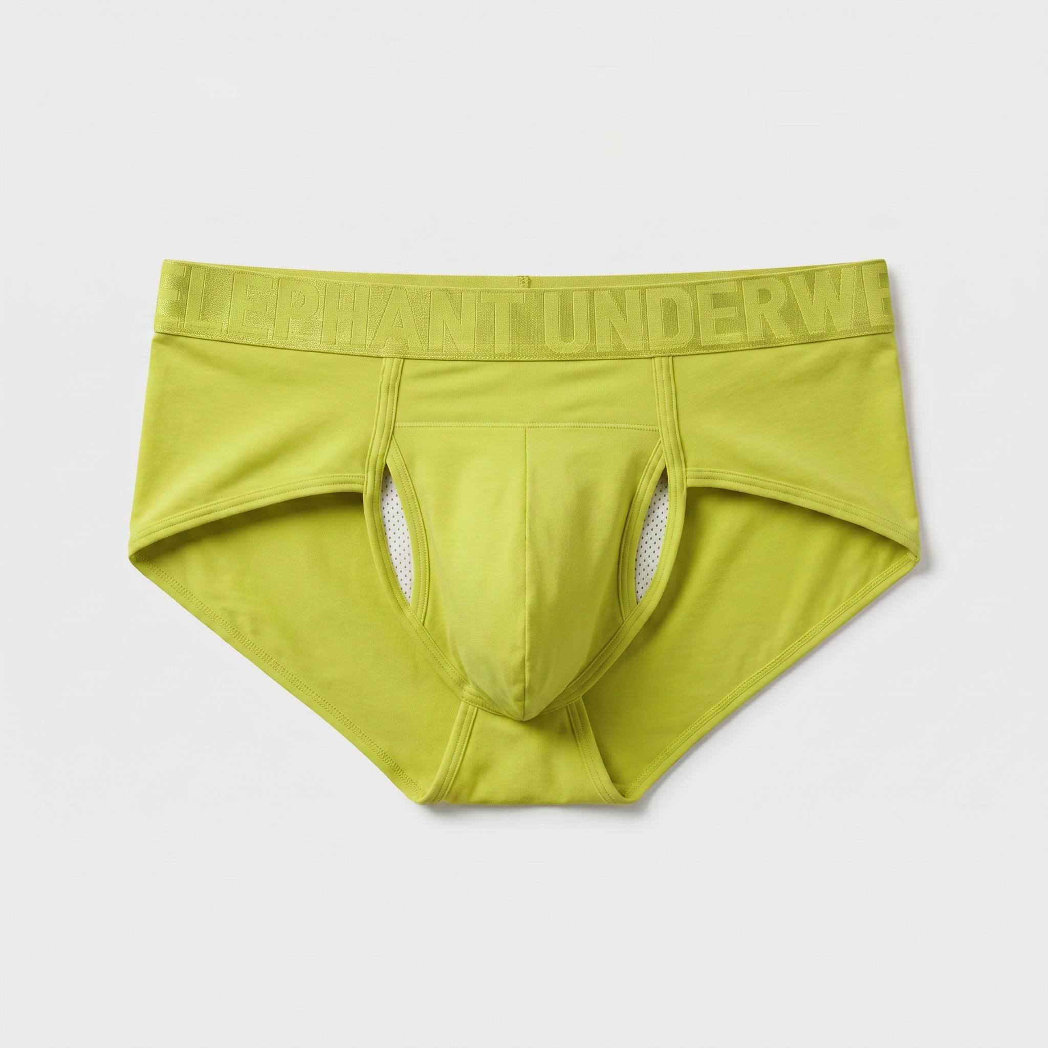 Modal-Cotton Open-Side Dual Pouch Briefs - 3 Pack