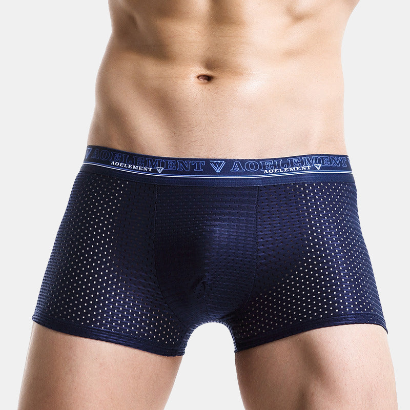 Ice Silk Breathable Trunks-3 Pack