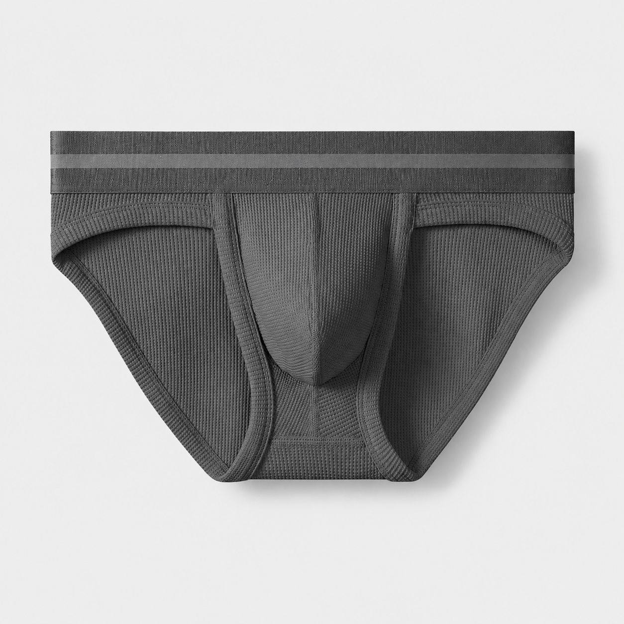 Elephant Nose Dual Pouch Briefs With Waffle Fabric – 3 Pack