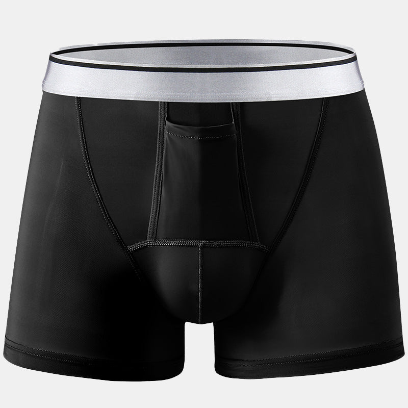 Kangaroo Dual Pouch Trunk With Ice Silk Fabric-3 Pack