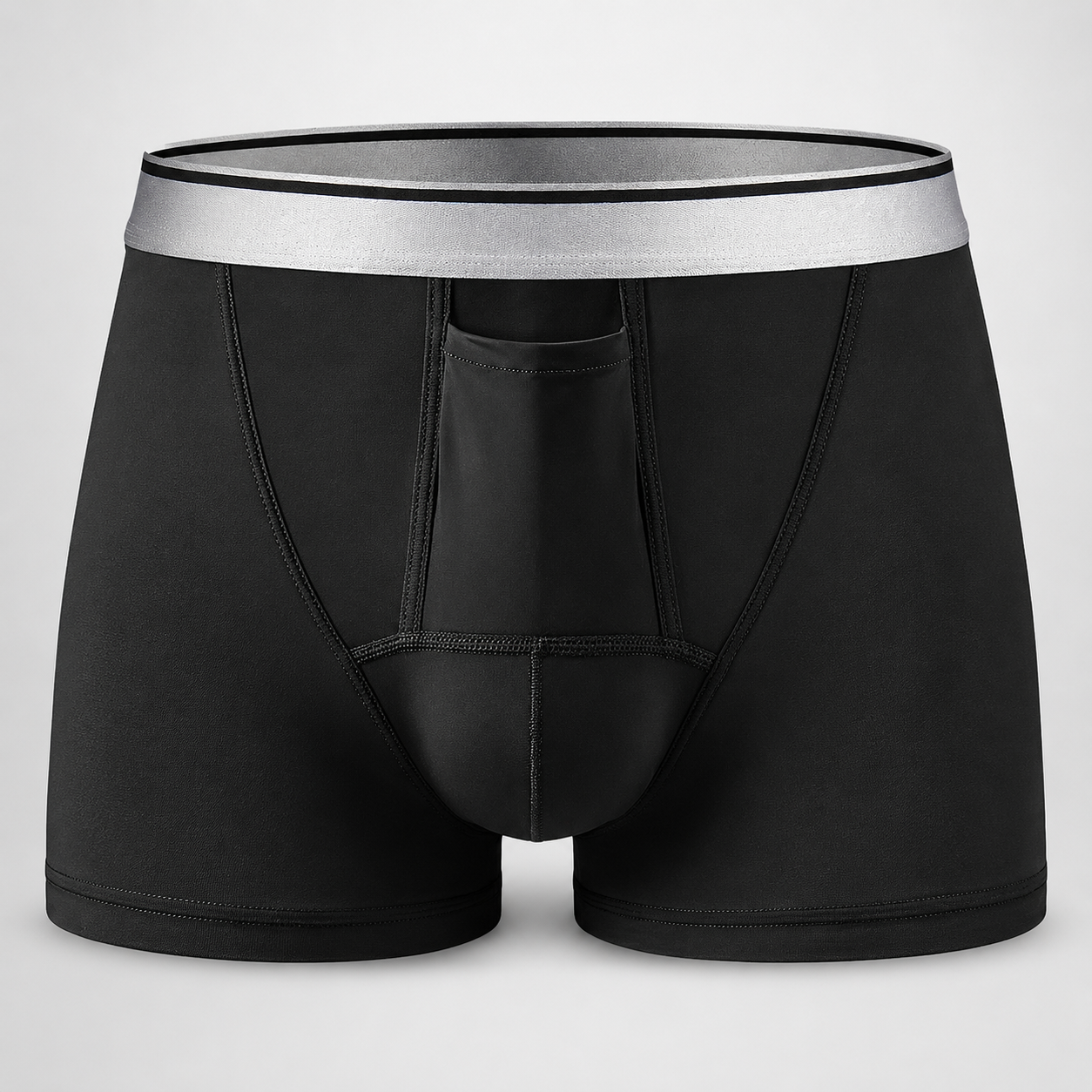 Kangaroo Dual Pouch Trunk With Ice Silk Fabric-3 Pack