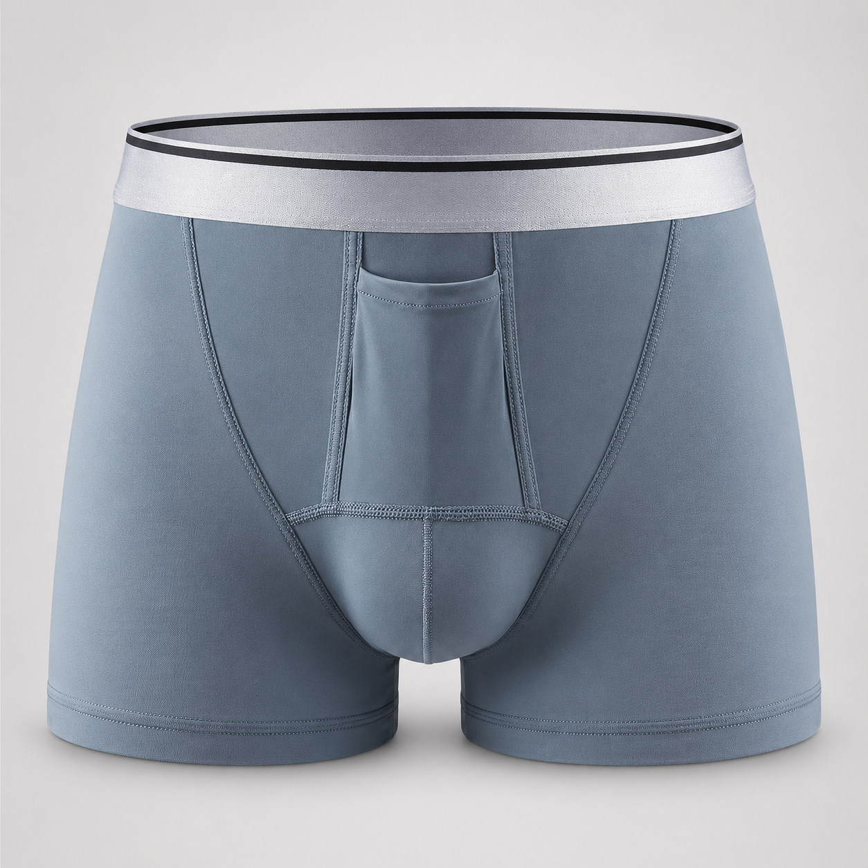 Kangaroo Dual Pouch Trunk With Ice Silk Fabric-3 Pack