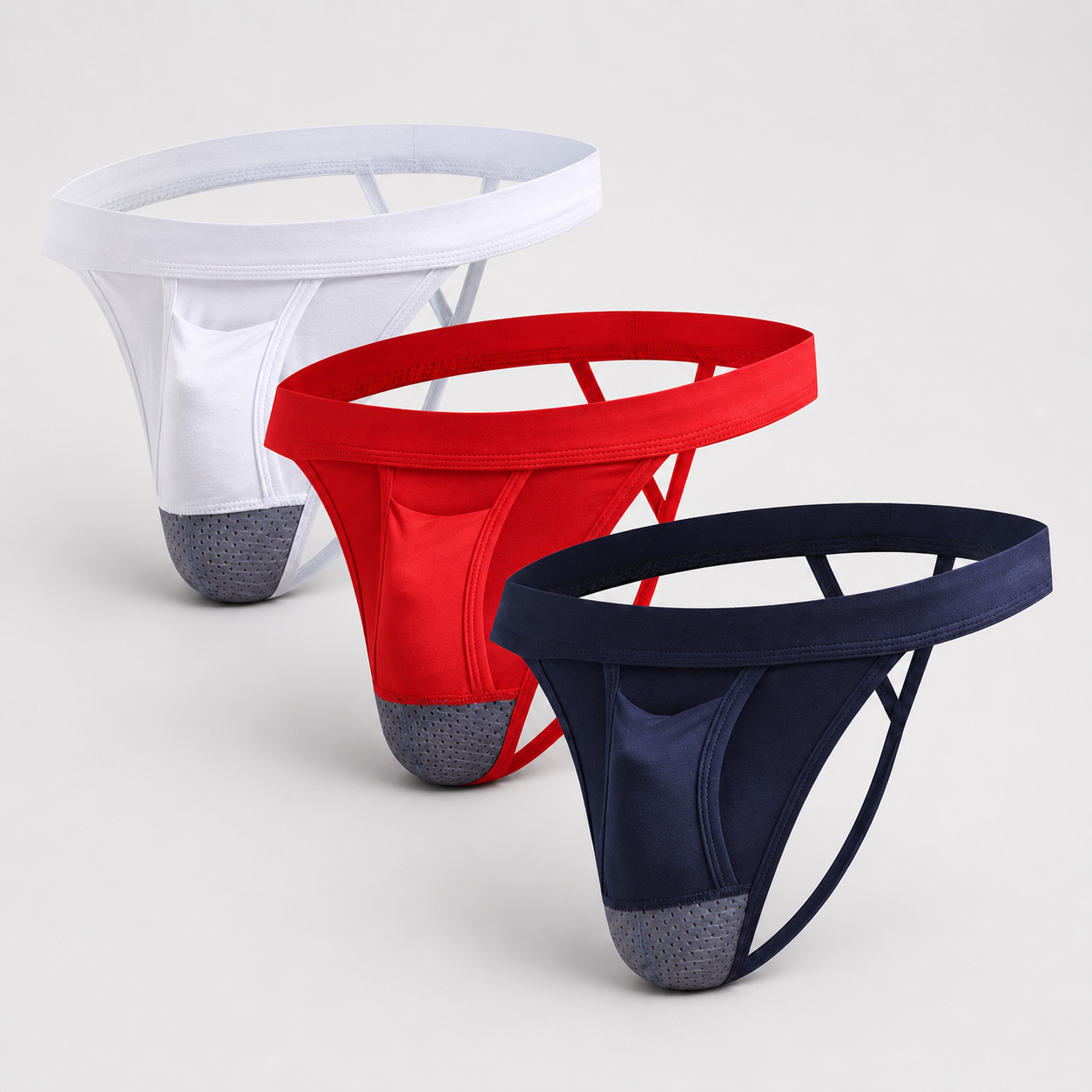 Kangaroo Dual Pouch Thong-3 Pack