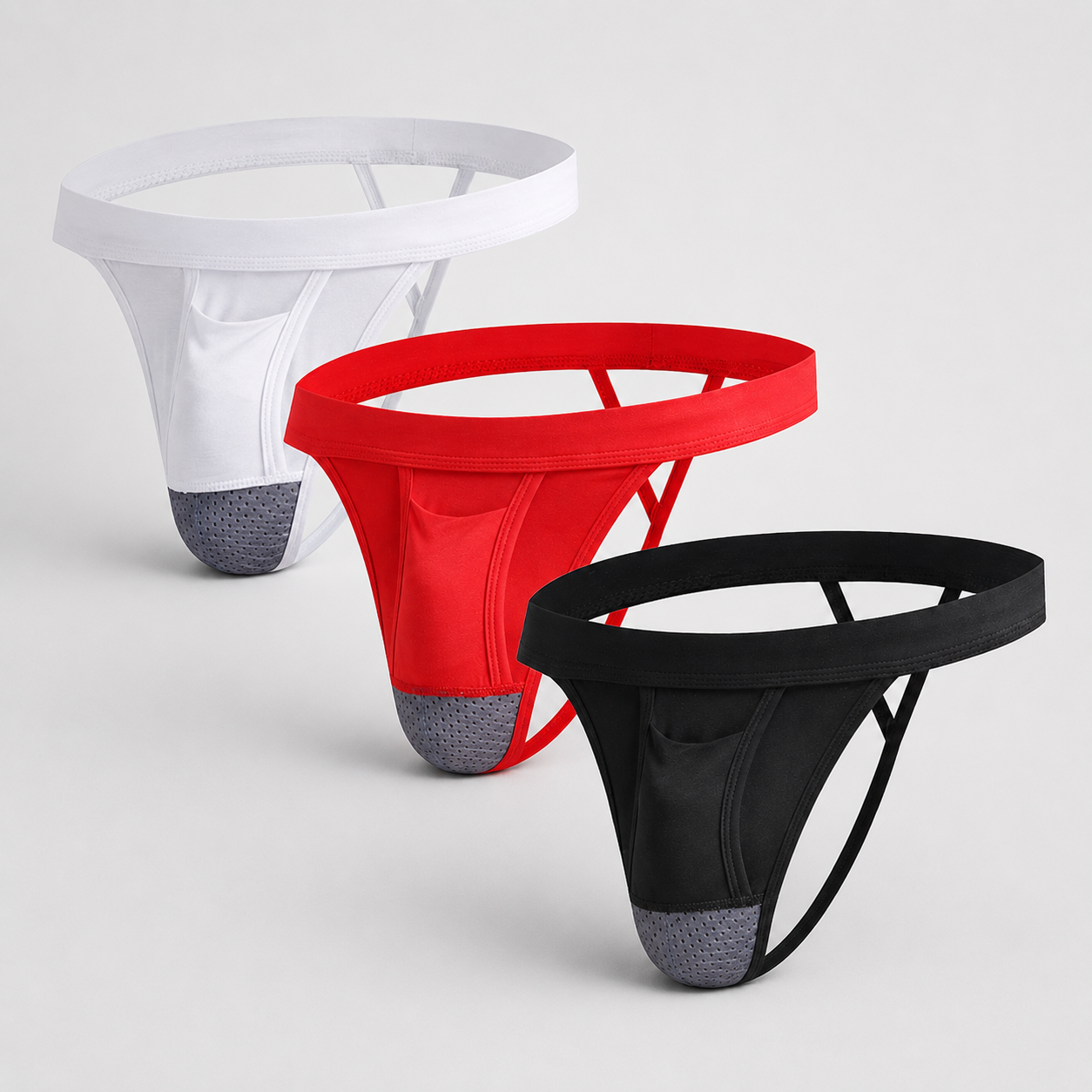 Kangaroo Dual Pouch Thong-3 Pack
