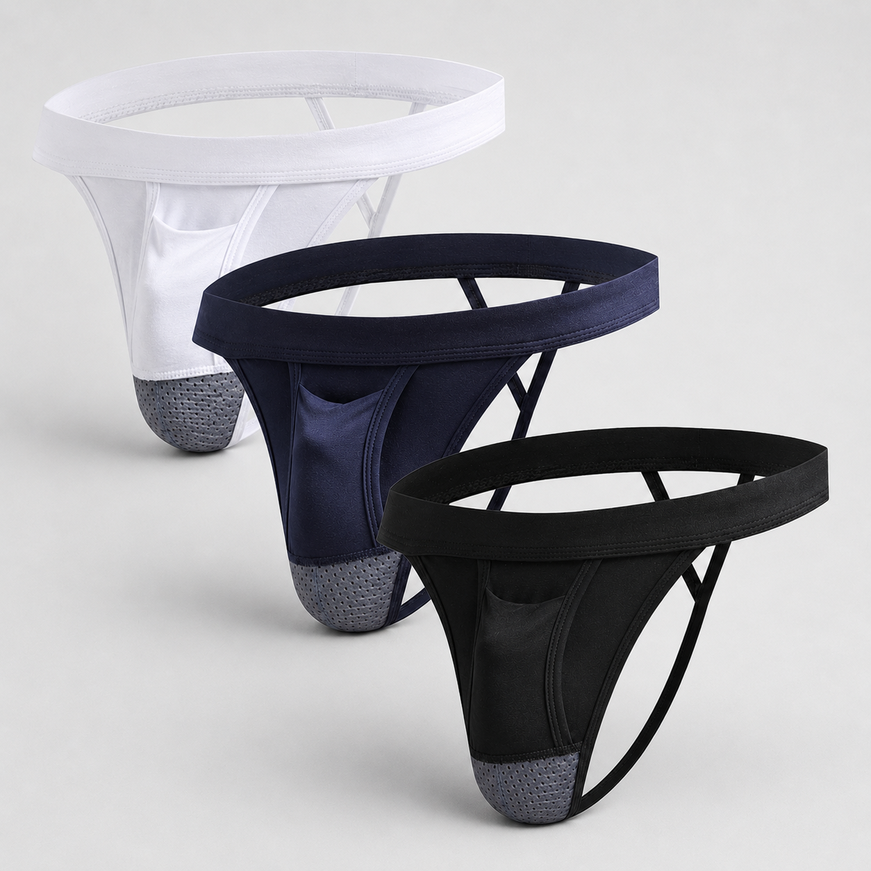 Kangaroo Dual Pouch Thong-3 Pack