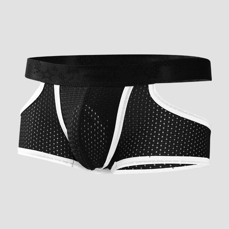 Elephant Underwear Men's Dual Pouch Jockstrap Thong – 3 Pack - with anti-chafing technology for active men