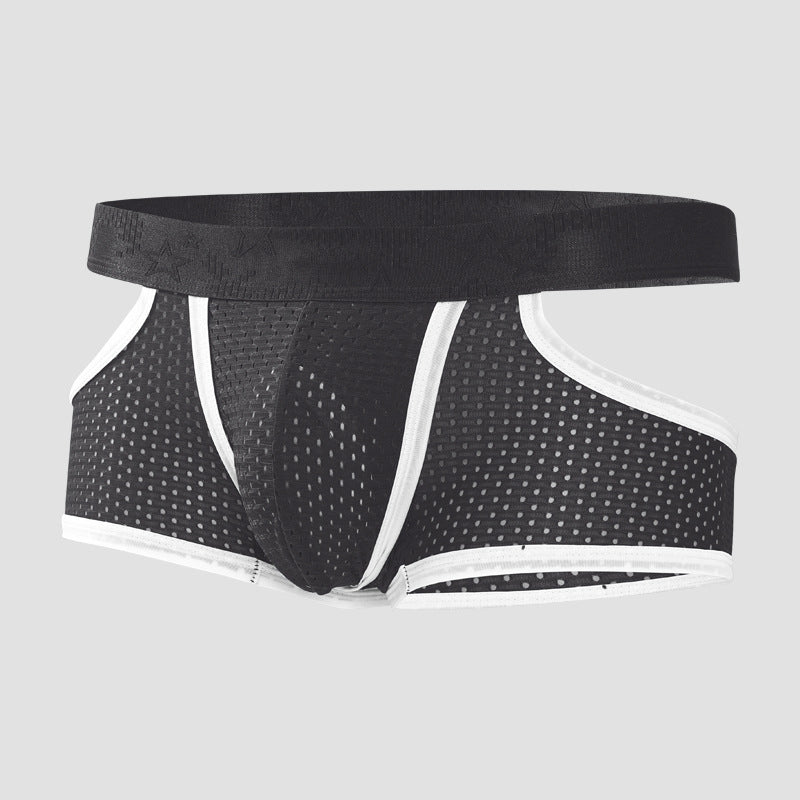 Elephant Underwear Men's Dual Pouch Jockstrap Thong – 3 Pack - for all-day anatomical support and comfort