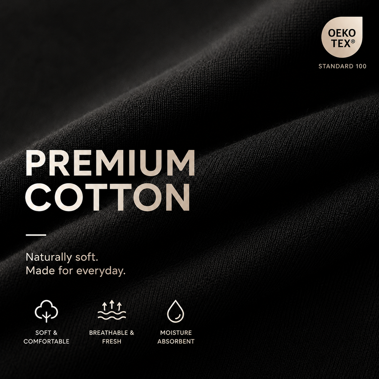 Men’s Cotton Support Separated Trunk – 3 Pack