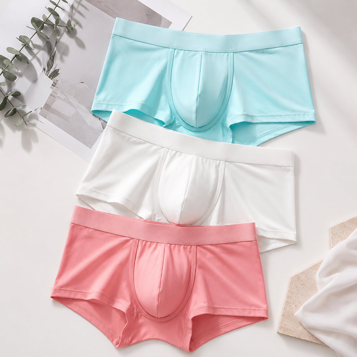 Men’s Cotton Support Separated Trunk – 3 Pack