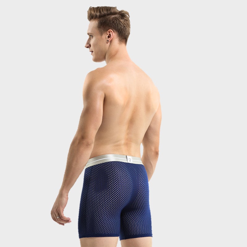 Elephant Breathable Boxer kafushane With U Convex Pouch-3 Pack