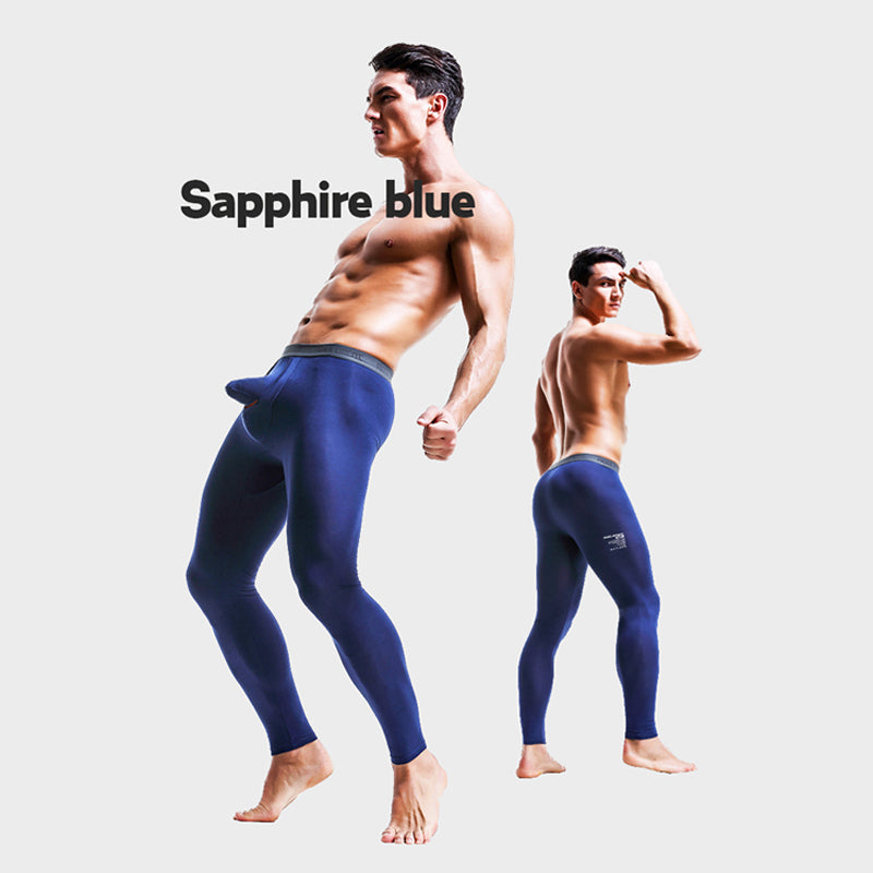 Elephant Dual Pouch Thermal Leggings For Men