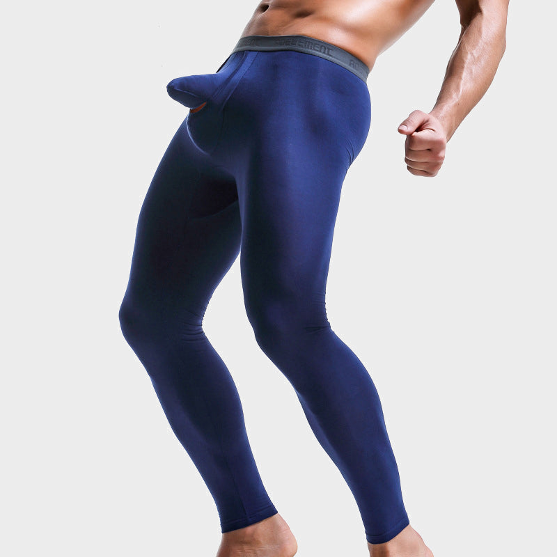 Elephant Dual Pouch Thermal Leggings For Men