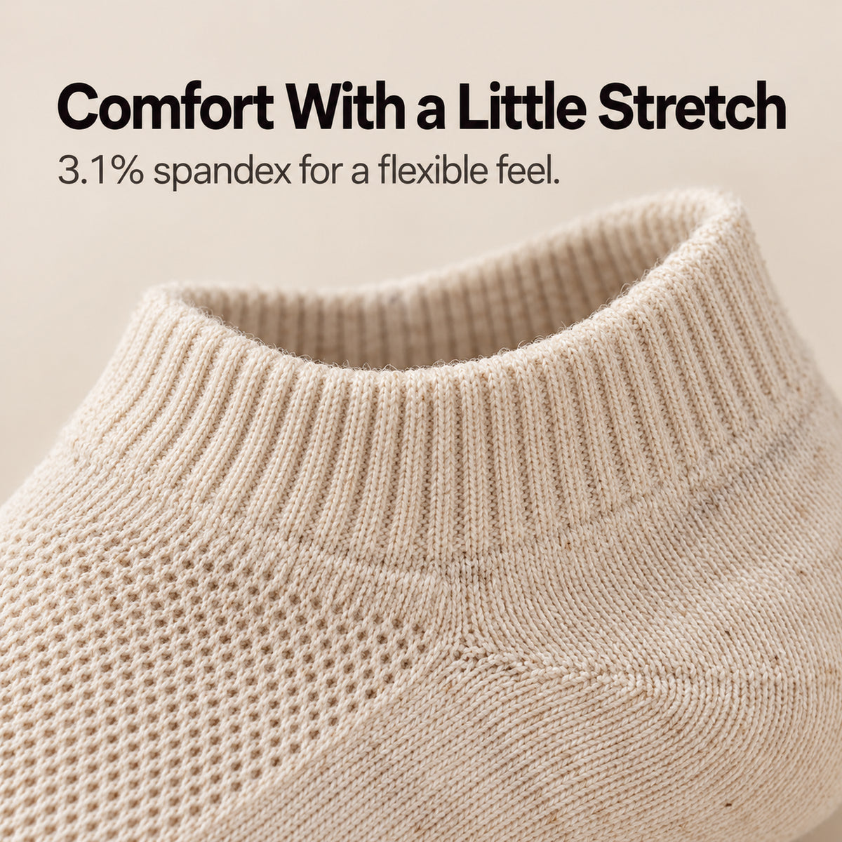 Men’s Linen-Blend Ankle Socks