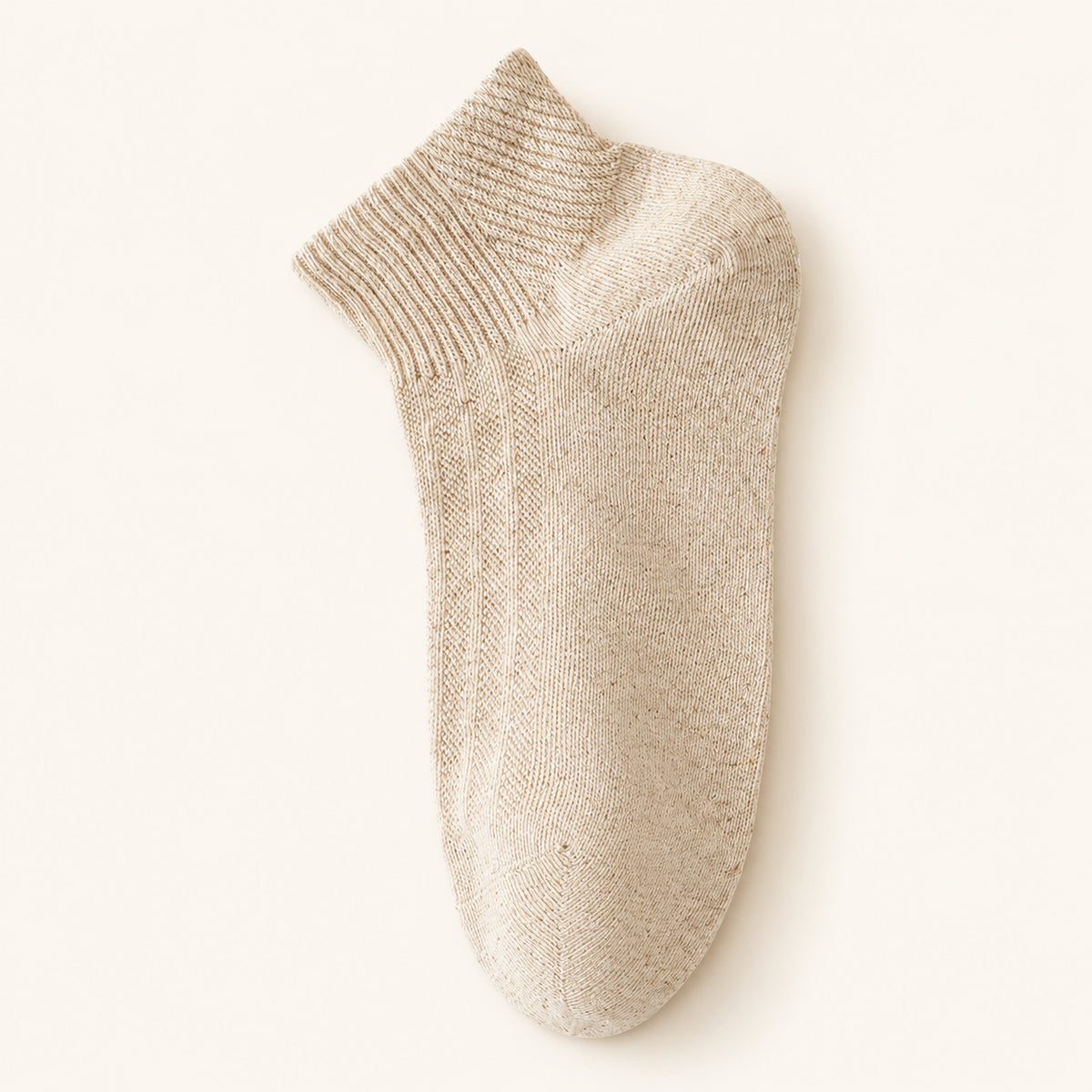 Men’s Linen-Blend Ankle Socks